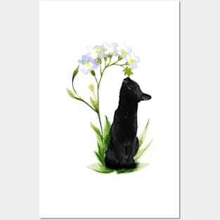 The sniffing cat Posters and Art